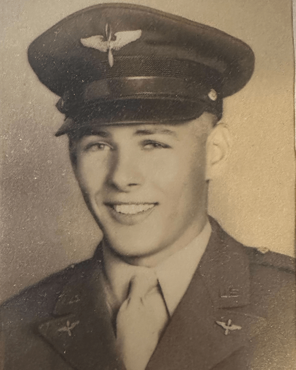 aged military photo of Lew Griffith