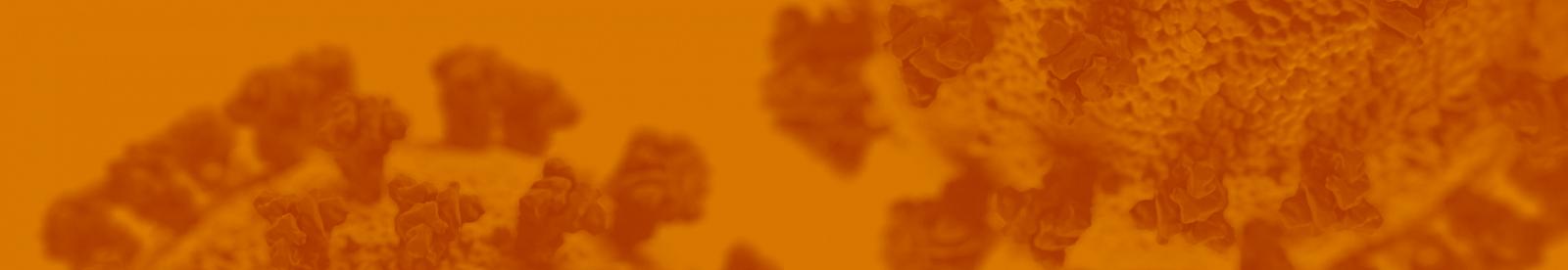 abstract covid-19 image orange