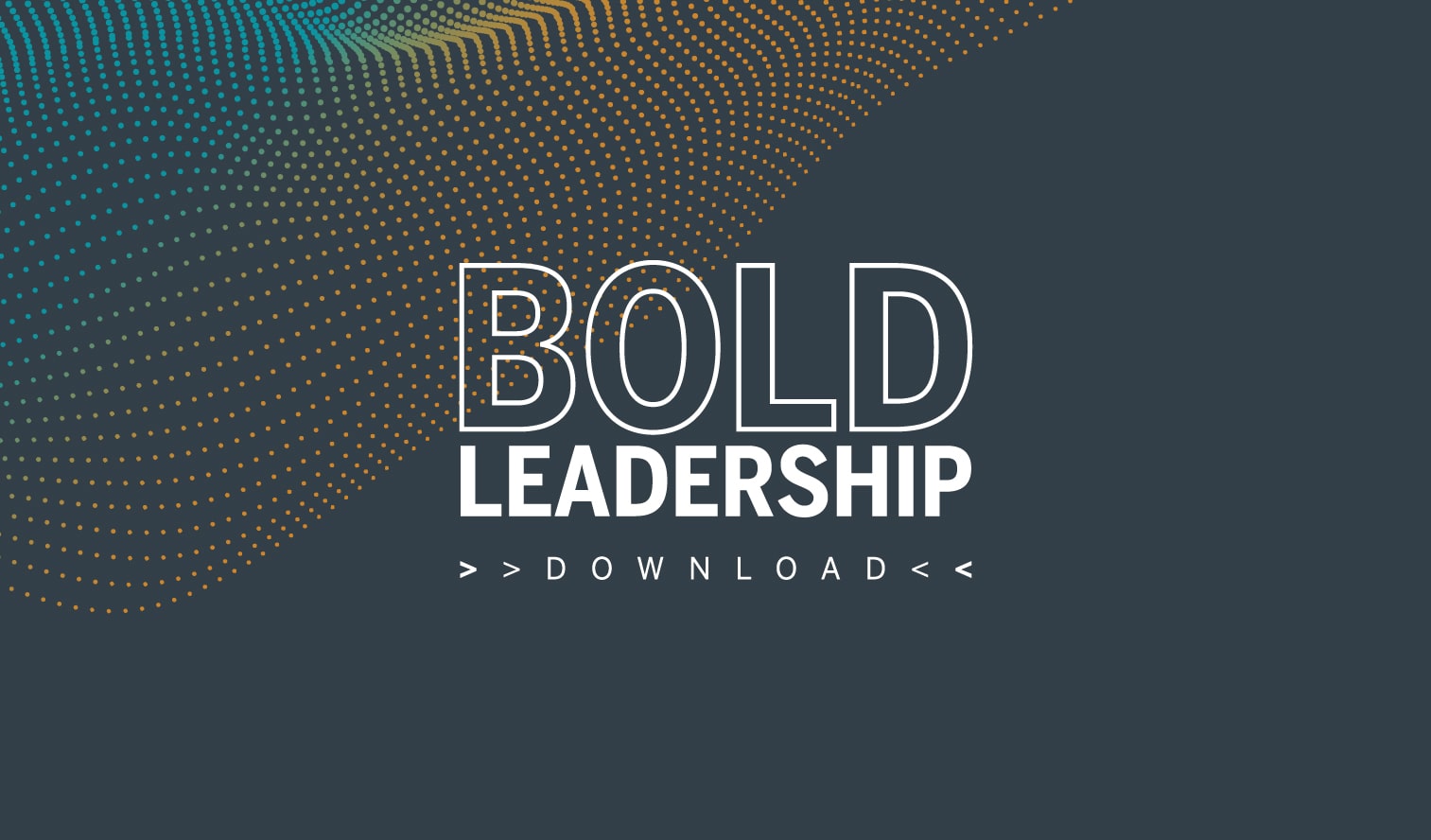 greyscale event page banner for the Bold Leadership Download series