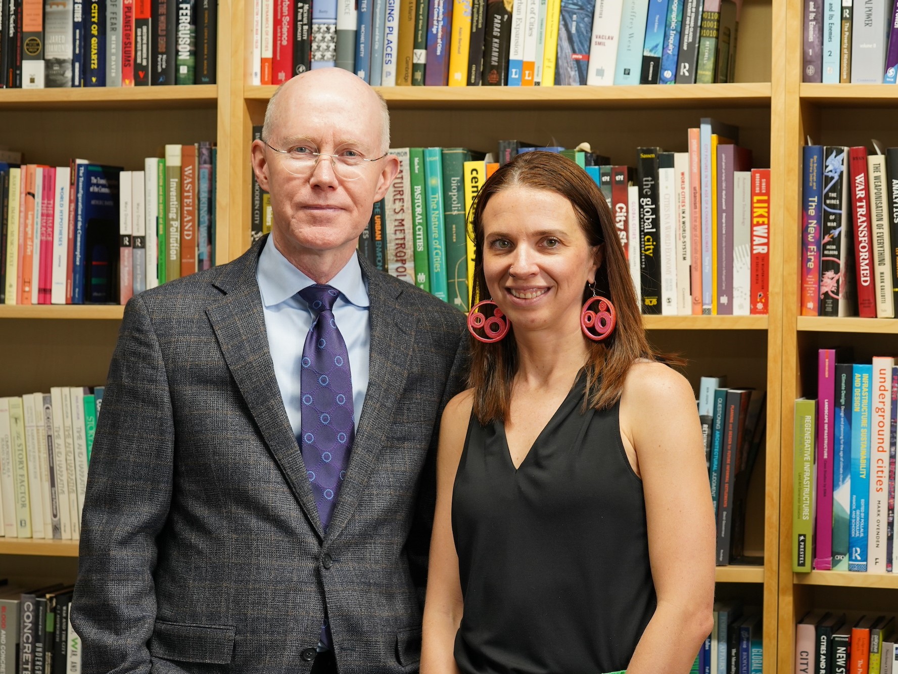 Texas engineering professor Kasey Faust and her mentor Allan Shearer