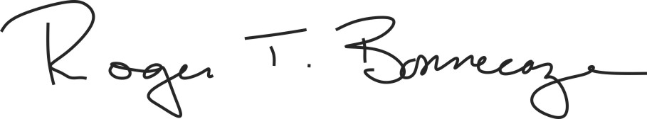 Roger Bonnecaze Signature