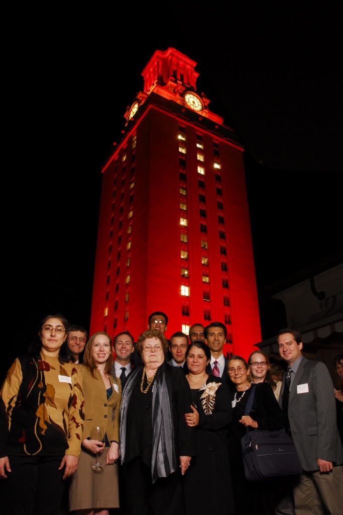 Mary Wheeler at The University of Texas at Austin tower