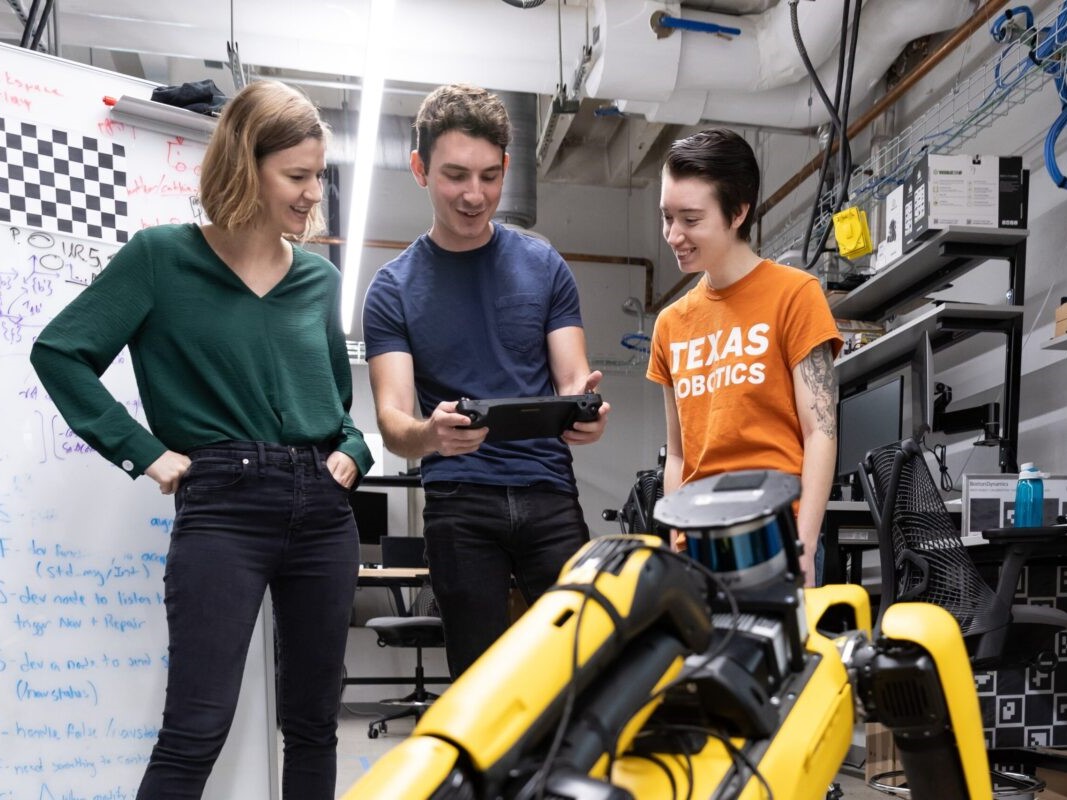 Robotics students from The University of Texas at Austin