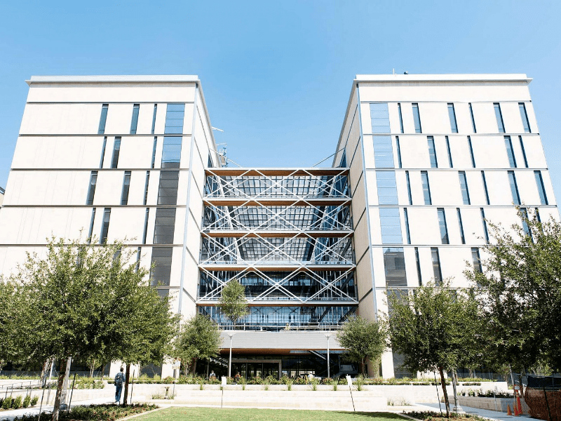engineering education and research center at UT Austin