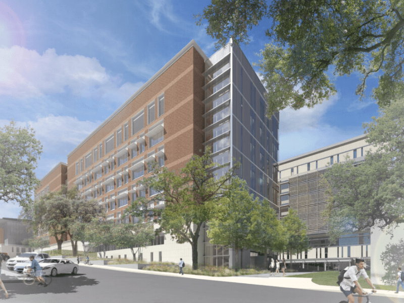 GLT building on UT Austin campus
