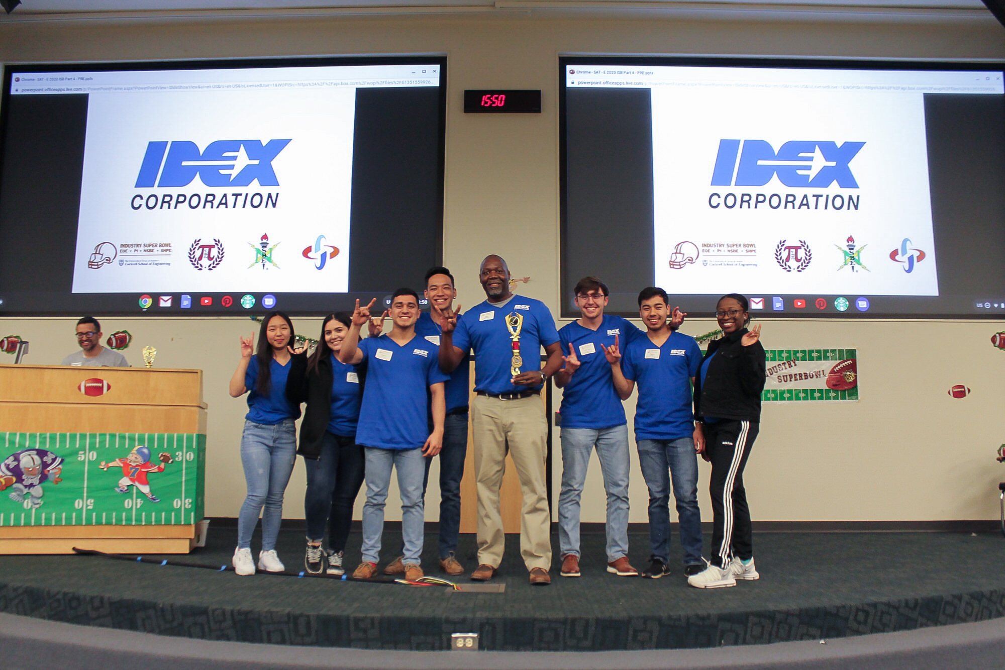 Alumni from IBEX leads team win for Industry Bowl