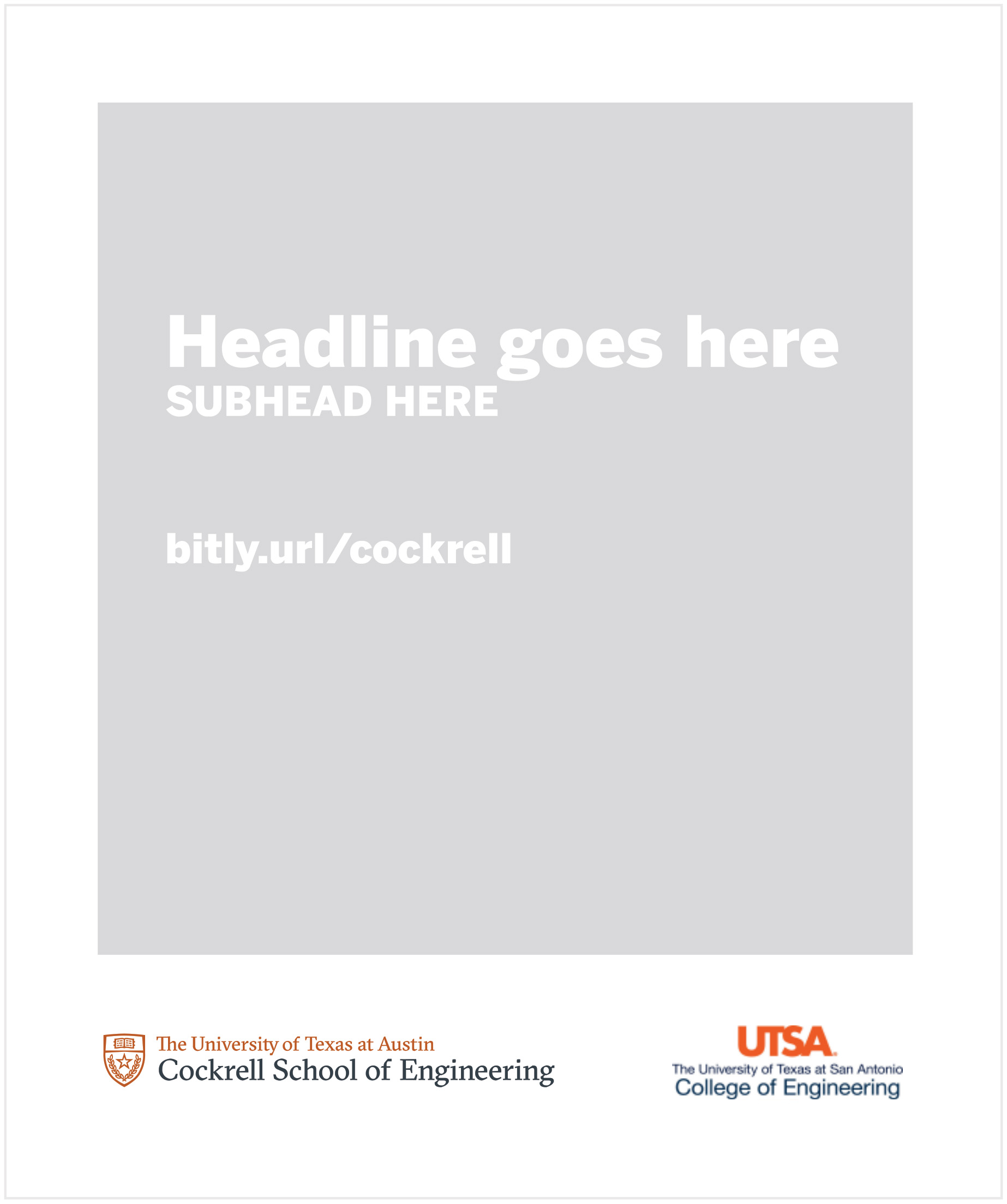 Example flyer with external logos.