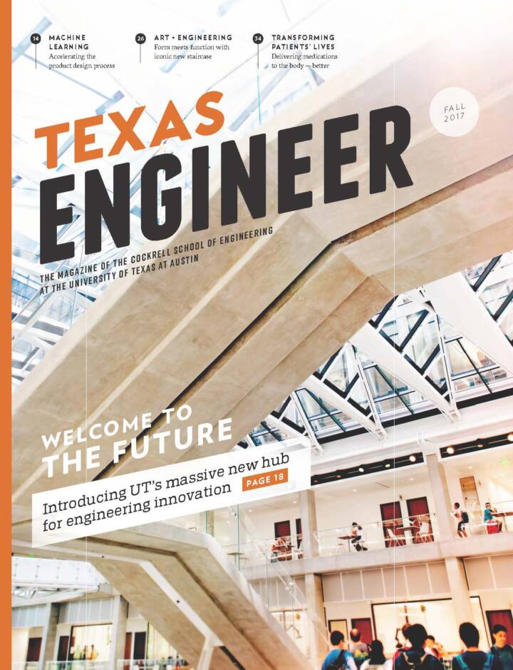Texas Engineer 2018-19 magazine cover