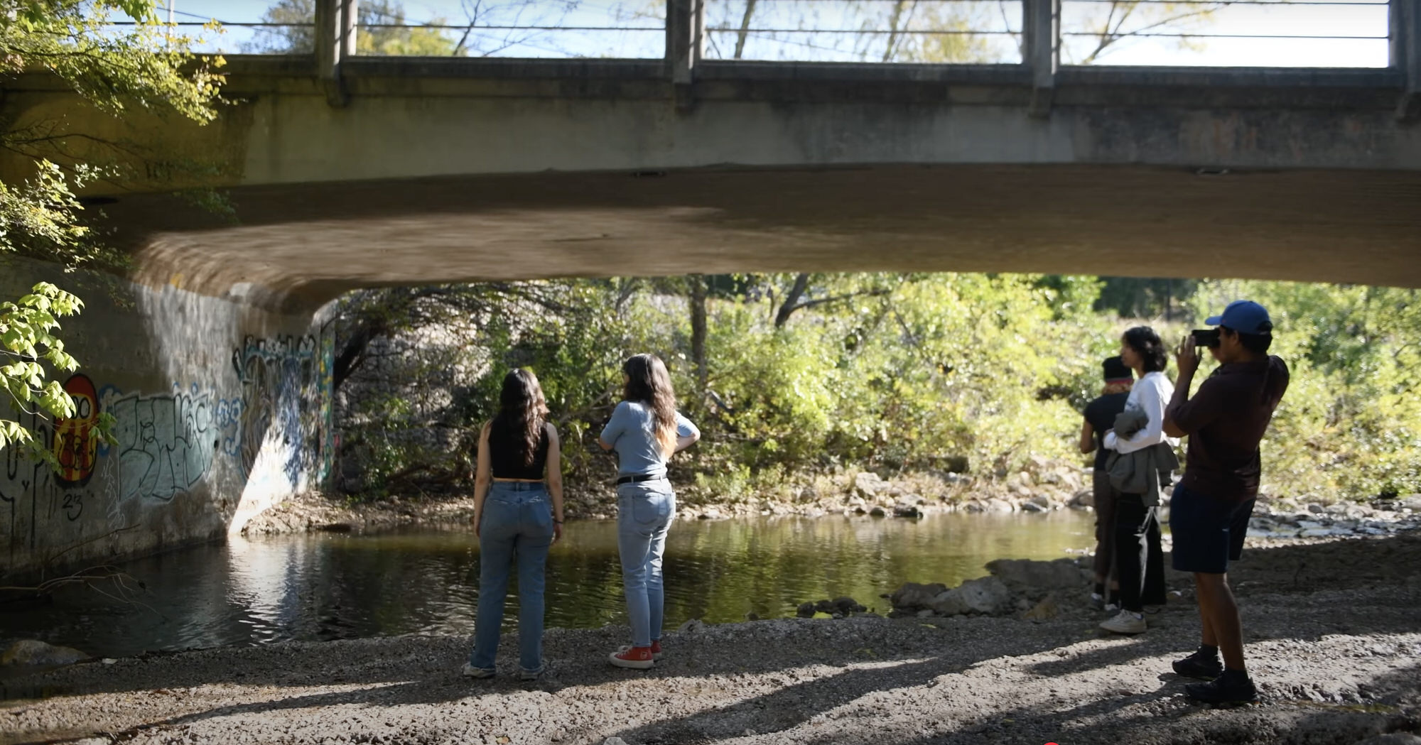 Students in CAEE study local water environment