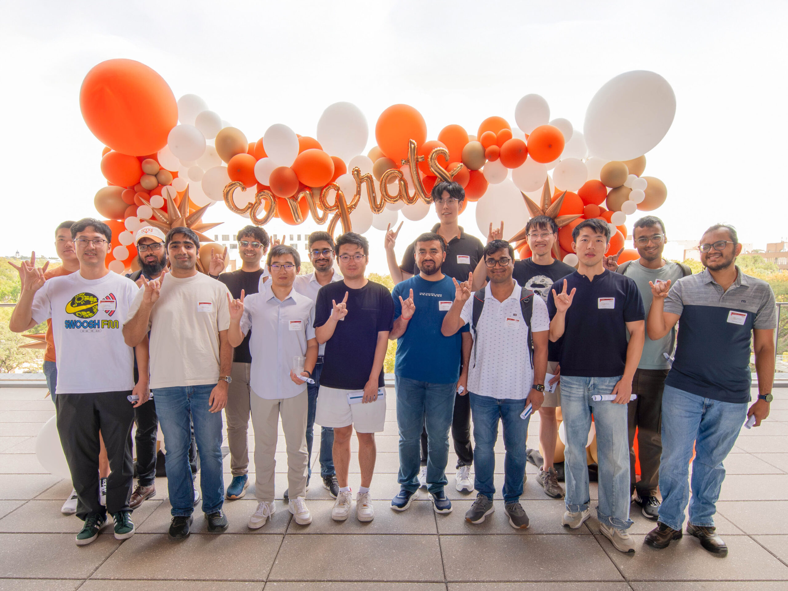 The newest class of Amazon Science Hub AI fellows.