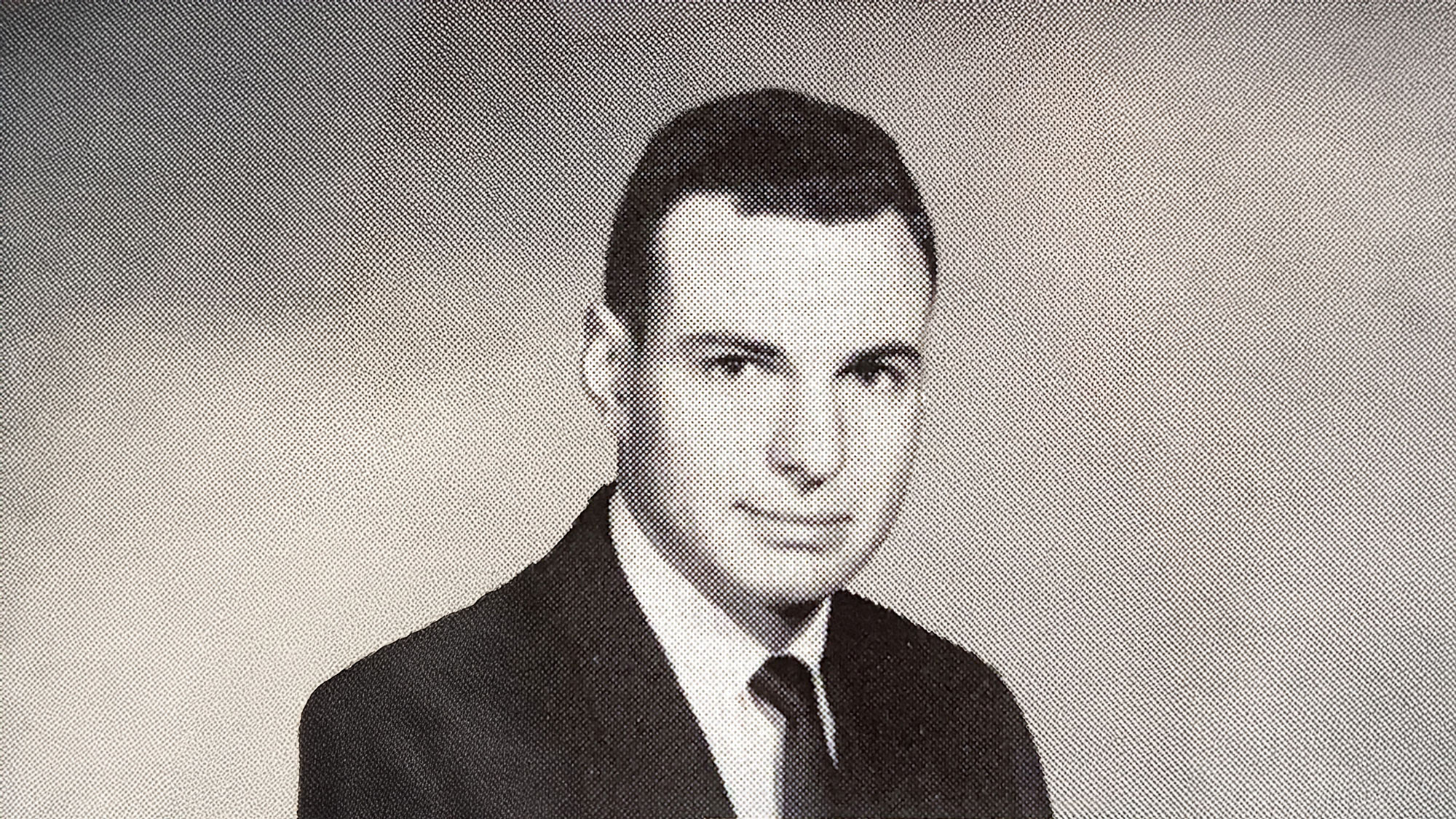 Black and white archive photo of Atury C Stephens.