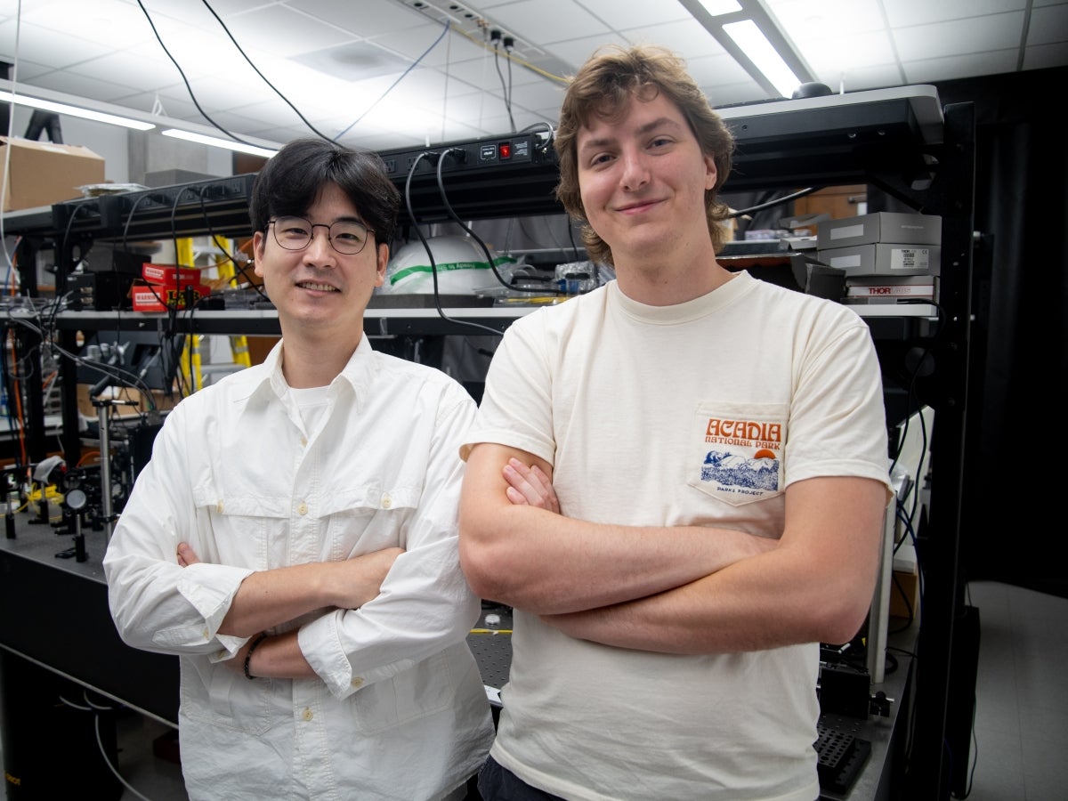 Texas Engineering students Jeongsoo Kim and Peter Wagenaar