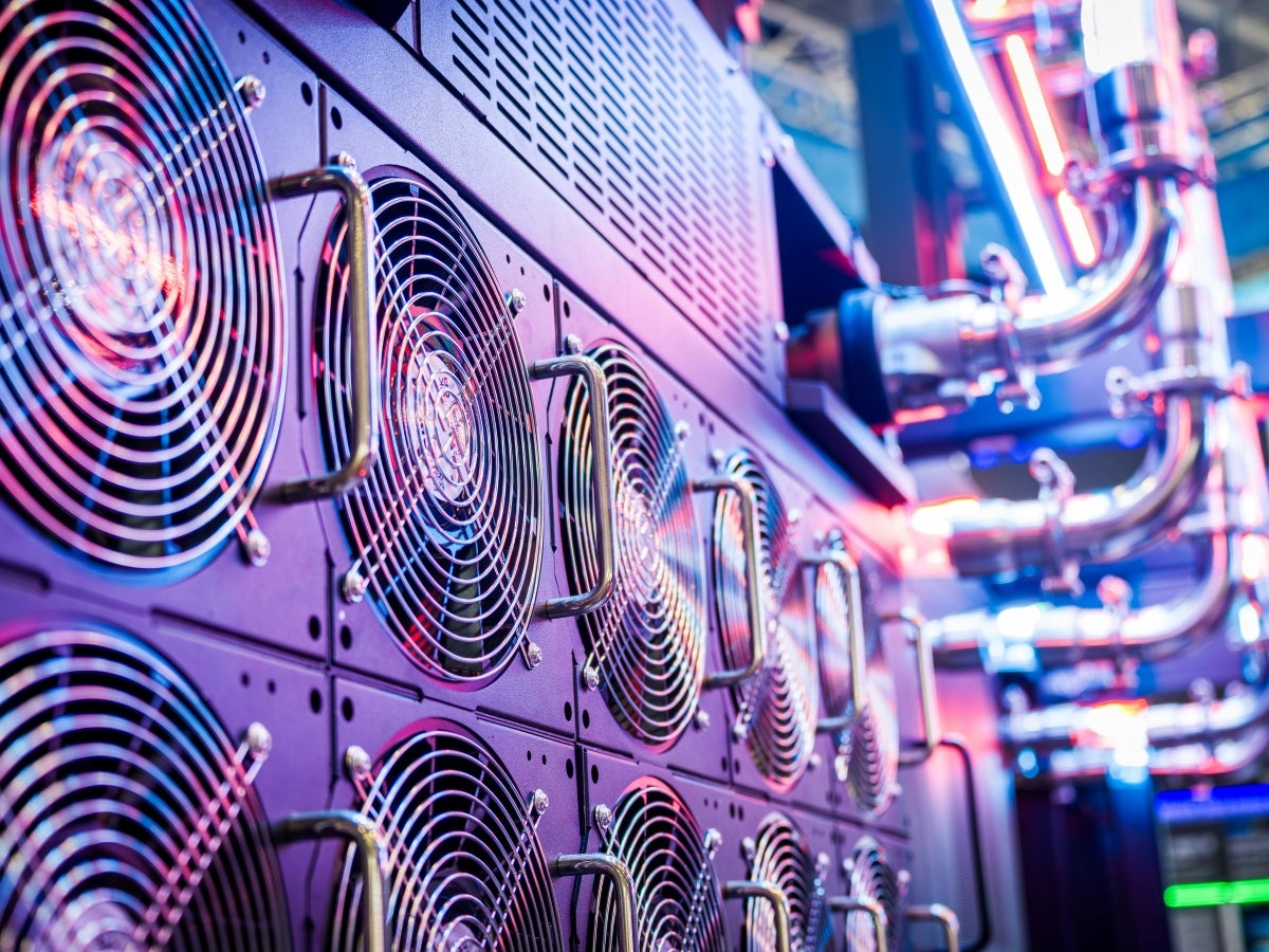 Stock photo of data center infrastructure.