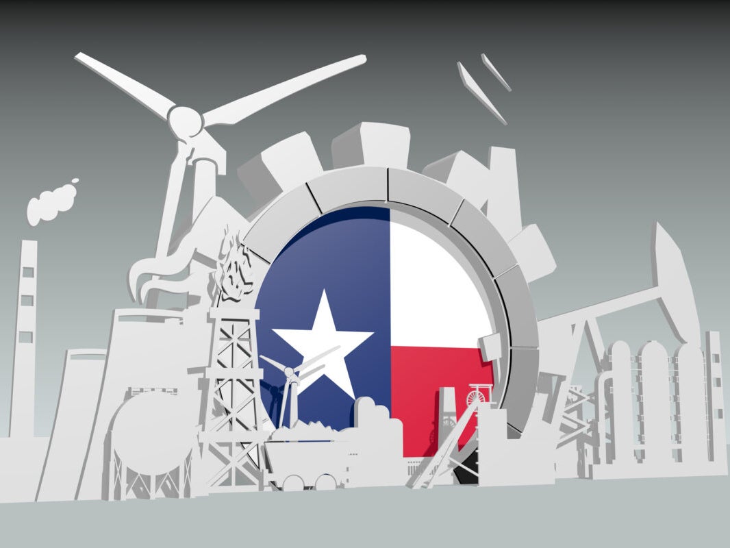 Texas energy illustration