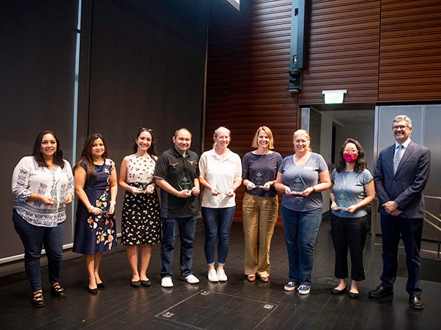 Awardees of the 2022 Staff Excellence Awards